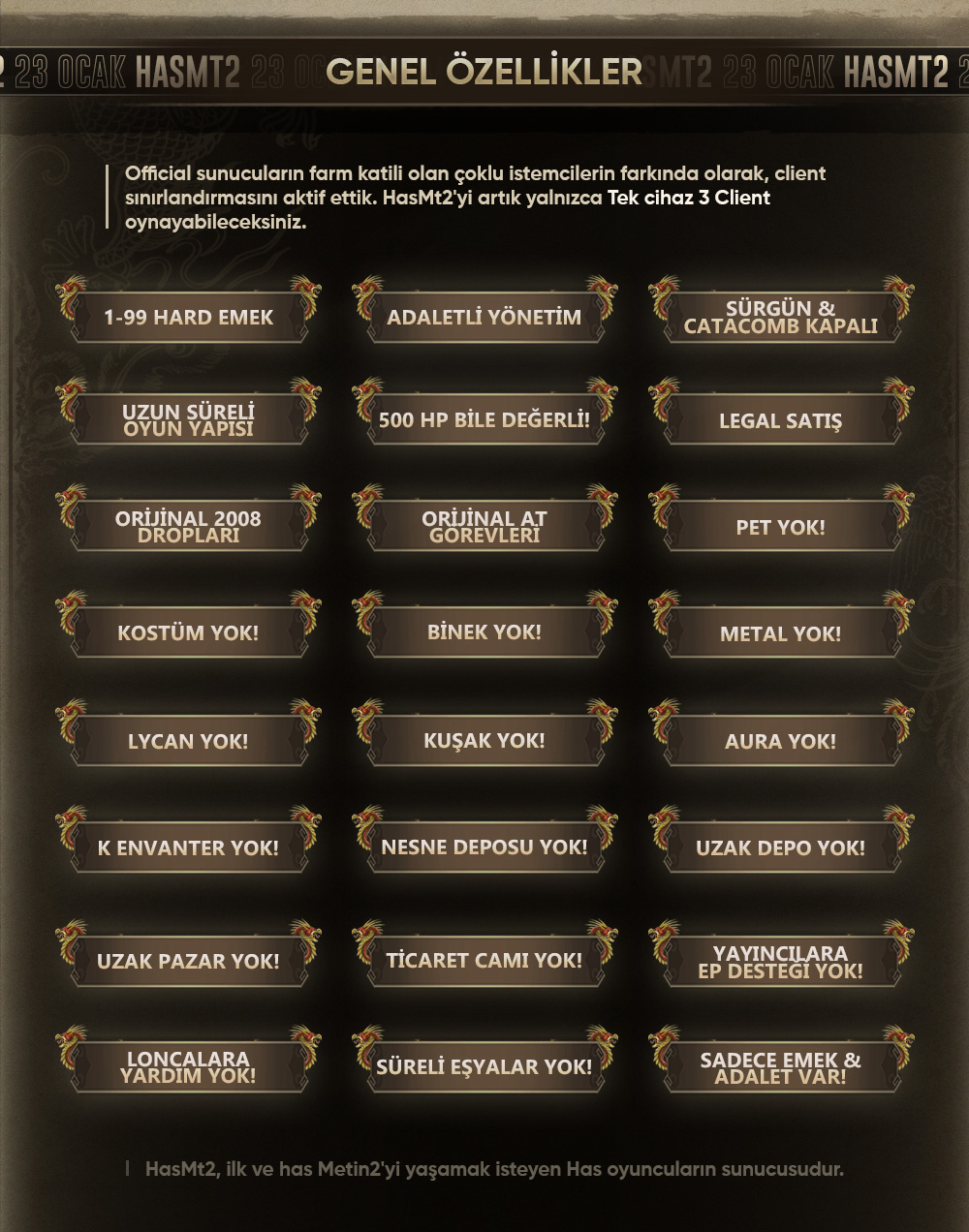 HasMt2 | 1-99 Emek &  23 Ocak 21.00